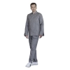 Zestaw kucharza elastyczna bluza na napy i spodnie szare roz. 3XL